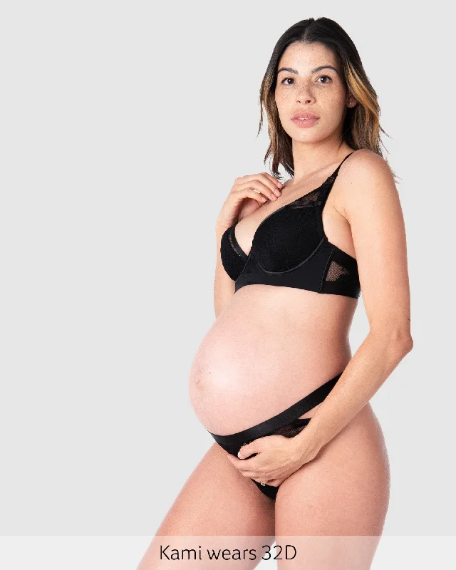 GODDESS BLACK NURSING BRA - FLEXI UNDERWIRE